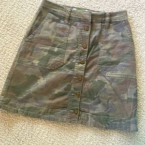 Camouflage skirt from Anthropology size 2